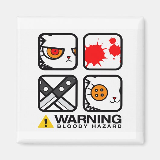 VERDOMDE KONIJNENMAGNEET MAGNEET (Voorkant)