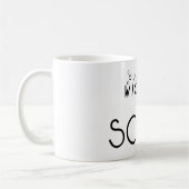 Verdomde soja! Sober en getrapt Koffiemok (Links)