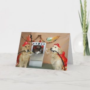 Verdomde Thanksgiving Turkije Feestdagen Kaart