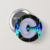 Verdomde wilde knop ronde button 5,7 cm (Voorkant /achterkant)