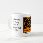 Verdomme geen woede zoals menopauzale heks! Beker/ Koffiemok (Voorkant links)