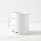 Verdomme. Het blijkt dat dit mijn circus is en dat Koffiemok (Voorkant links)