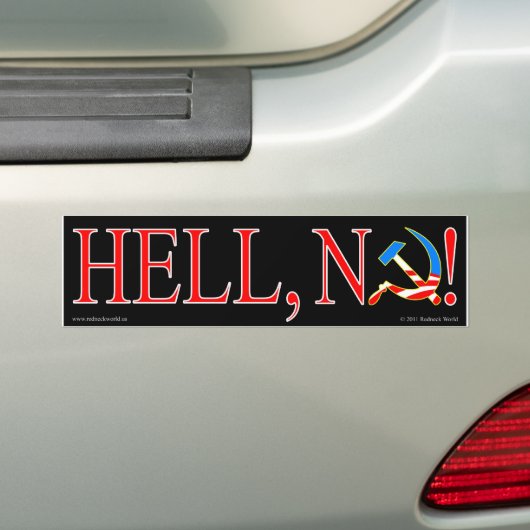 Verdomme, nee! bumpersticker (Op auto)