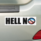 Verdomme nee! bumpersticker (Op auto)