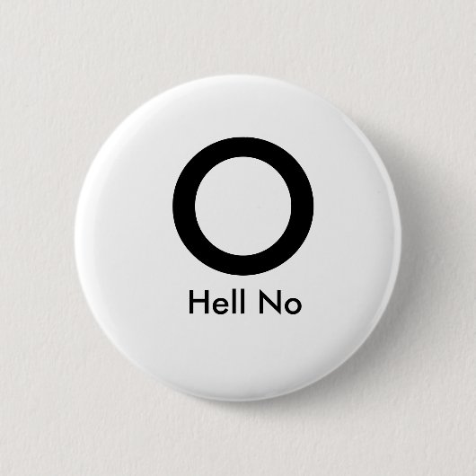 Verdomme, O Ronde Button 5,7 Cm (Voorkant)