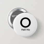 Verdomme, O Ronde Button 5,7 Cm (Voorkant /achterkant)