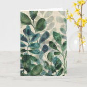 Verdomme verfijning - Tropische bladeren Kaart (Gele Bloem)