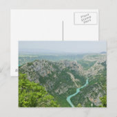 Verdon canyon Provence Frankrijk Briefkaart (Voorkant / Achterkant)