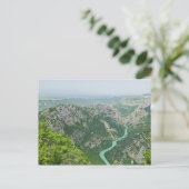 Verdon canyon Provence Frankrijk Briefkaart (Staand voorkant)
