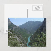 Verdon Gorge Briefkaart (Voorkant / Achterkant)