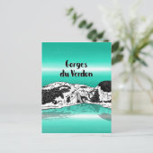 Verdon Gorge Briefkaart (Staand voorkant)