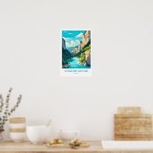 Verdon Gorge Frankrijk Reisprint Poster (Keuken)
