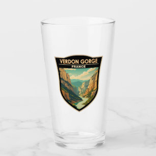Verdon Gorge Frankrijk Reizen Kunst Vintage Glas