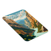 Verdon Gorge Frankrijk Reizen Kunst Vintage Magneet (Rechterzijde)