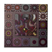 Verdonkerder land tegeltje (Voorkant)