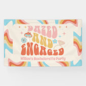 Verdoofd en Verliefd Bruidsfeest Decoratie Spandoek (Horizontaal)