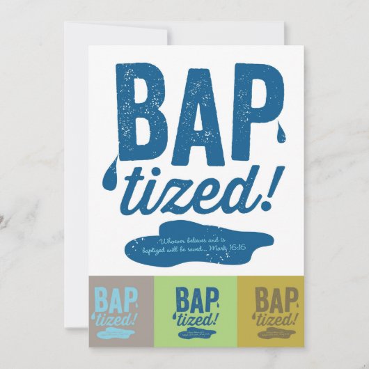 Verdoofd! Uitnodigingen (Voorkant)