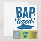 Verdoofd! Uitnodigingen (Voorkant / Achterkant)