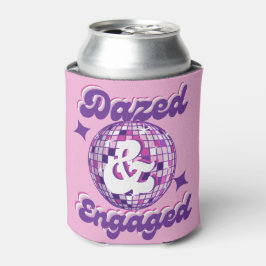 Verdoofd & Verliefd Retro Disco Vrijgezellenfeest Blikjeskoeler