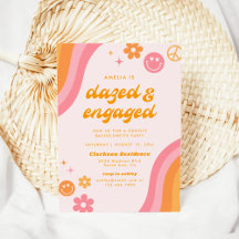 Verdoofd & Verliefd Roze & Oranje Bachelorette-fee