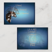 Verdoofde Paard van de verf profilecard_chubby_hor Visitekaartje (Voorkant / Achterkant)