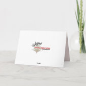 Verdoofelijke Cirkel Hartelijk dank Bedankkaart (Achterkant)