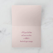 Verdoofelijke Cirkel Hartelijk dank Bedankkaart (Binnen)