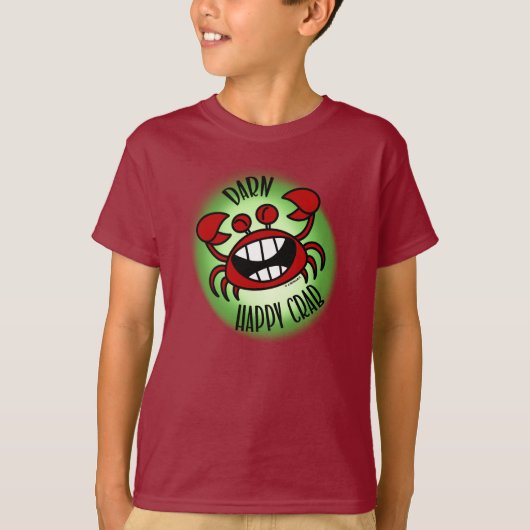Verdorie, gelukkige krab! t-shirt (Voorkant)