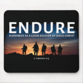 Verdraagt hardheid als een goede soldaat van Jezus Muismat (Voorkant)