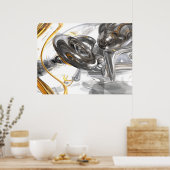 Verdraaid Abstract Poster (Keuken)