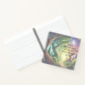 Verdraaid boompad en offerte notitieboek (Binnen)