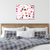 Verdraaid Canvas Afdruk (Insitu (Slaapkamer))