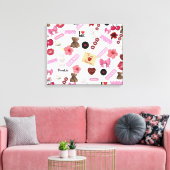 Verdraaid Canvas Afdruk (Insitu (Woonkamer))