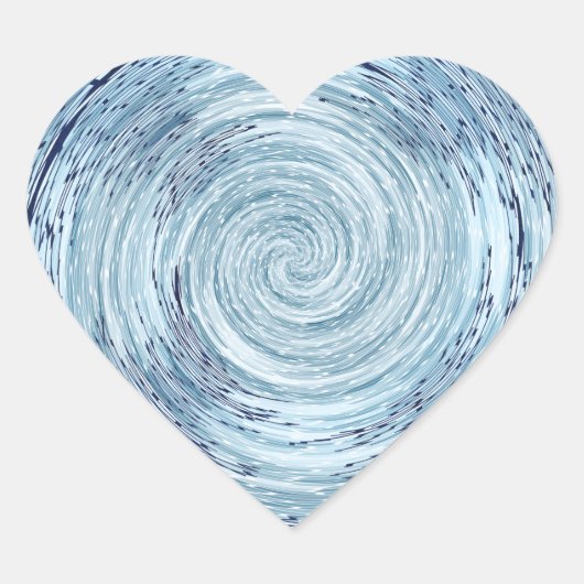 Verdraaid en geroepen hart sticker (Voorkant)