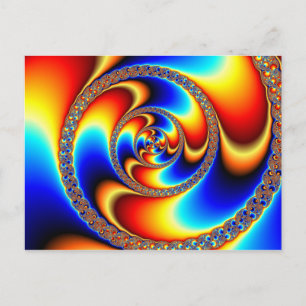 Verdraaid - Fractal Briefkaart