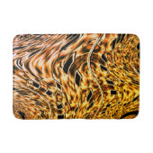 Verdraaid met een lichtschaduw van koraal tot goud badmat (Voorkant)