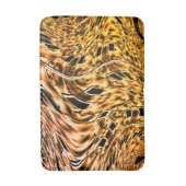 Verdraaid met een lichtschaduw van koraal tot goud badmat (Voorkant Verticaal)