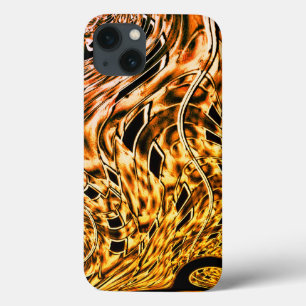 Verdraaid met een lichtschaduw van koraal tot goud Case-Mate iPhone case