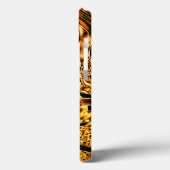 Verdraaid met een lichtschaduw van koraal tot goud Case-Mate iPhone case (Achterkant / Links)