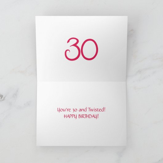 Verdraaid op 30 Kaart (Binnen)