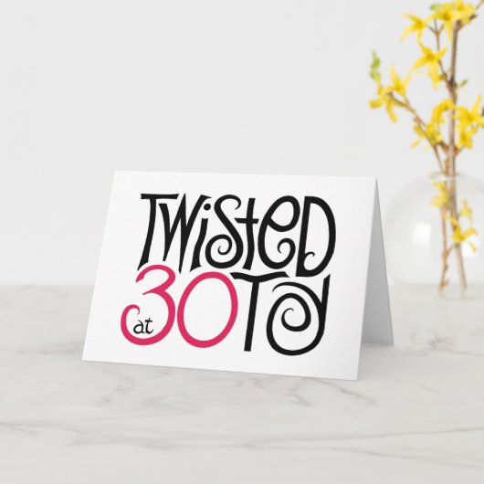 Verdraaid op 30 Kaart (Gele Bloem)