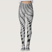 Verdraaid patroon van cirkels en diamanten leggings (Voorkant)