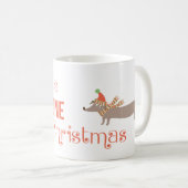 Verdraaid prettig kerstfeest koffiemok (Voorkant rechts)