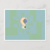 Verdraaid scherm met rand Briefkaart (Voorkant)