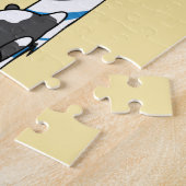 Verdraaid strandfiguur legpuzzel (Zijkant)