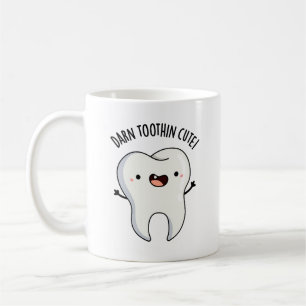 Verdraaid Tooth-in Leuke Grappige Tooth Pun Koffiemok