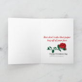 Verdraaid Valentijn Feestdagen Kaart (Binnen)