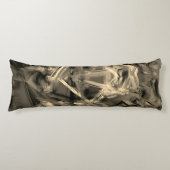 Verdraaide beige vierkanten, gekleurd met 'borstel lichaamskussen (Voorkant)