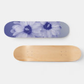 verdraaide blauwe bladen persoonlijk skateboard (Horizontaal)