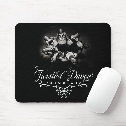 Verdraaide Dans Mousepad Muismat (Met muis)